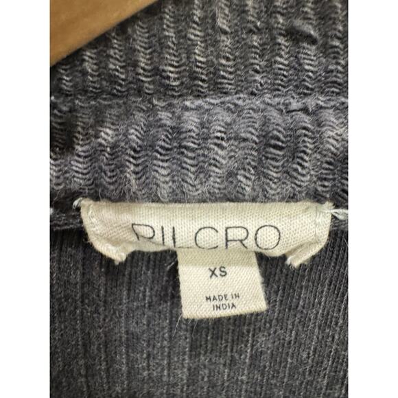 Anthropologie Pilcro Corduroy Relaxed Jacket Shacket Duster Dark Gray Size XS - Picture 4 of 6